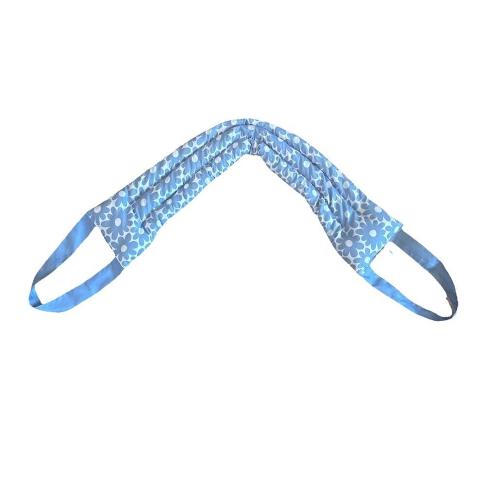 rice heat pad hot/cold shoulder neck wrap pack Pain Relief 21x4” Blue Floral